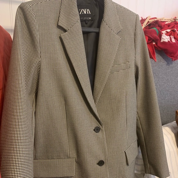 Plaid Zara Blazer - Picture 3 of 6